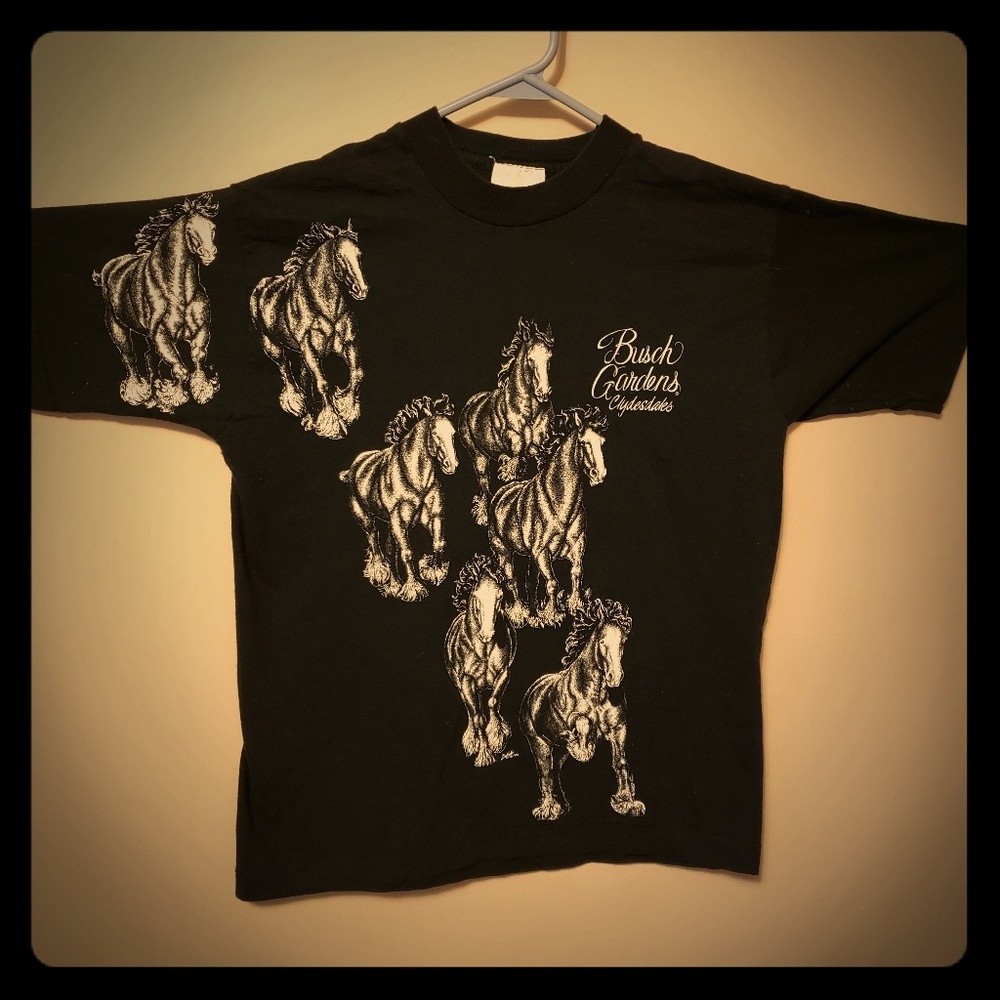 Vtg BUFFALO t-shirt clydesdales stampede